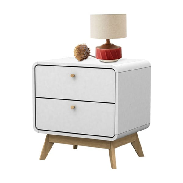 Noptieră Støraa Caitlin, alb-image-1