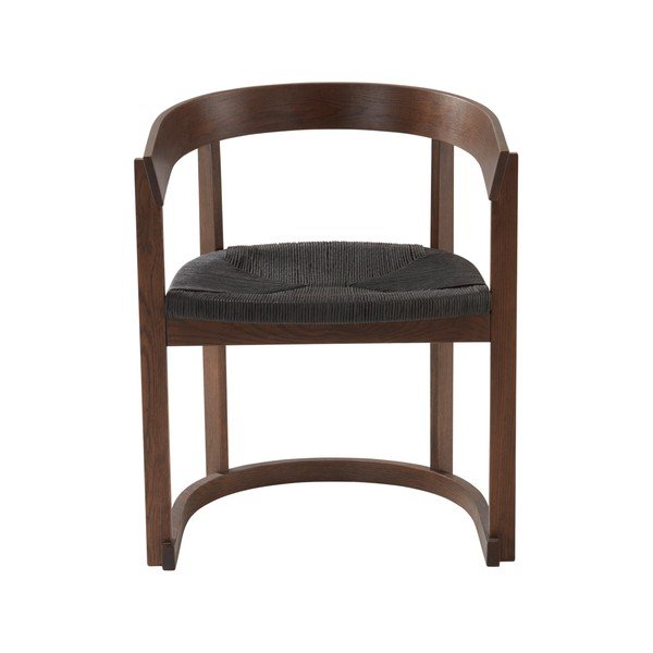Scaun de dining în culoare naturală închisă cu cotiere din lemn de stejar Kungsholmen – Jotex-image-2