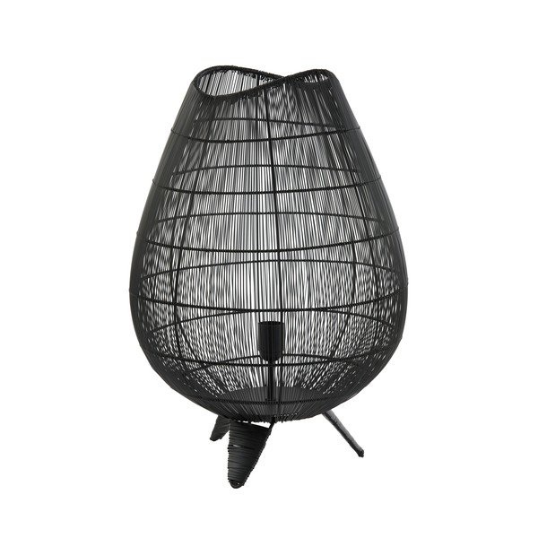 Veioză negru-mat cu abajur din metal (înălțime 56 cm) Yumi – Light & Living