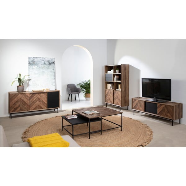 Comodă Marckeric Utah, decor stejar negru-image-1