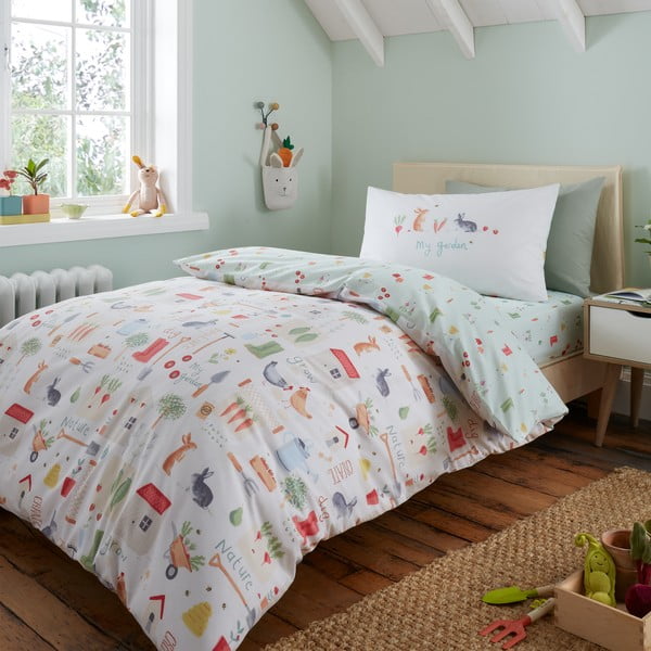 Lenjerie de pat pentru copii pentru pat de o persoană 135x200 cm My Allotment – RHS