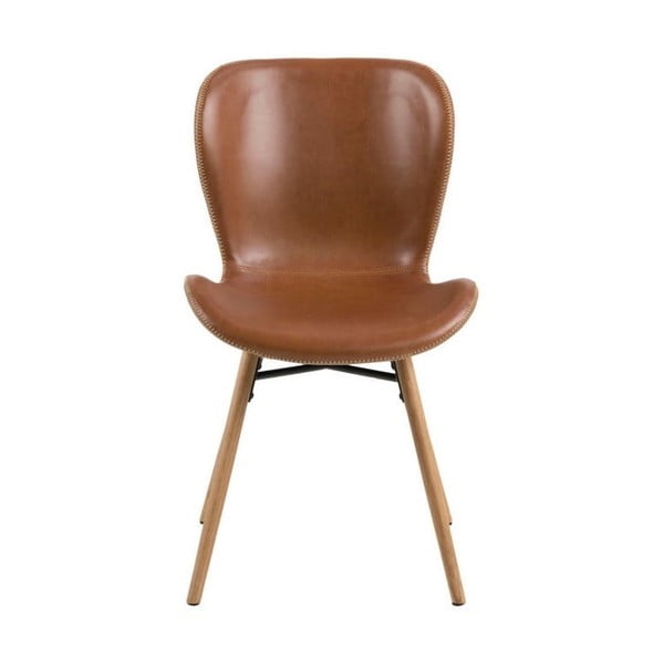 Scaune de dining maro/natural 2 buc. Batilda – Actona-image-2