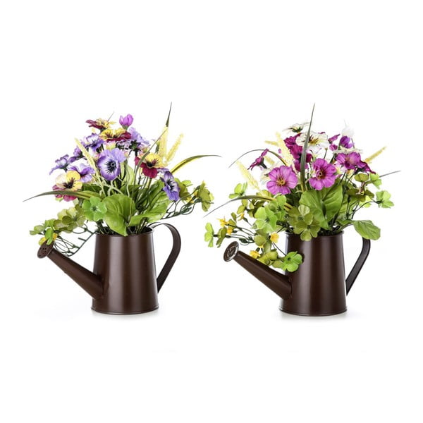 Set 2 flori decorative în ghiveci Unimasa Plant