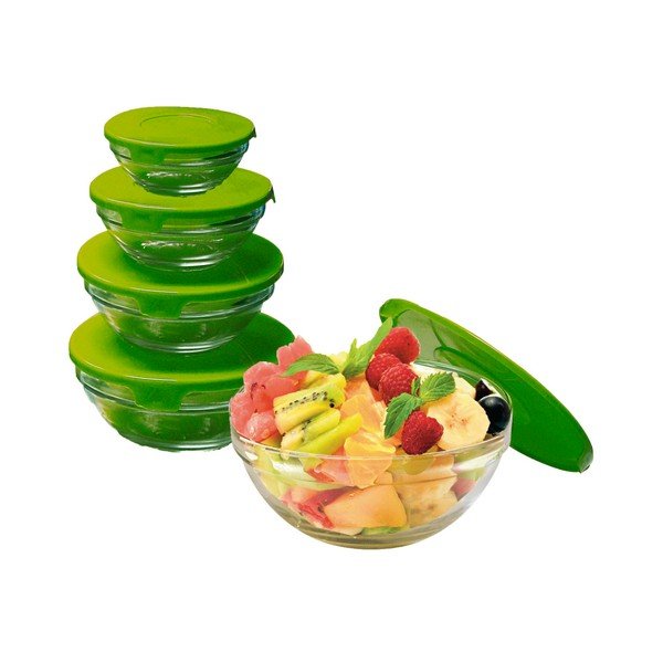 Set 5 recipiente de sticlă Jocca Green