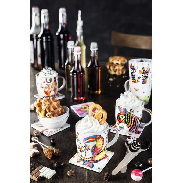 Cană din porțelan Maxwell & Williams Betsy, 400 ml, alb-image-2