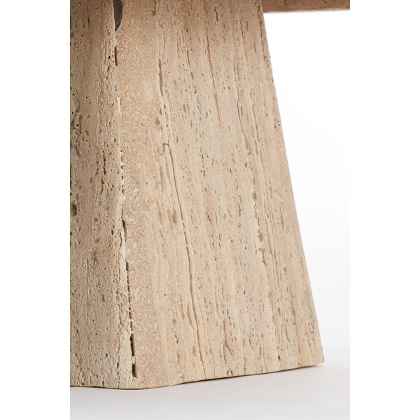 Măsuță de cafea bej cu blat din piatră 60x60 cm Kepami – Light & Living-image-4