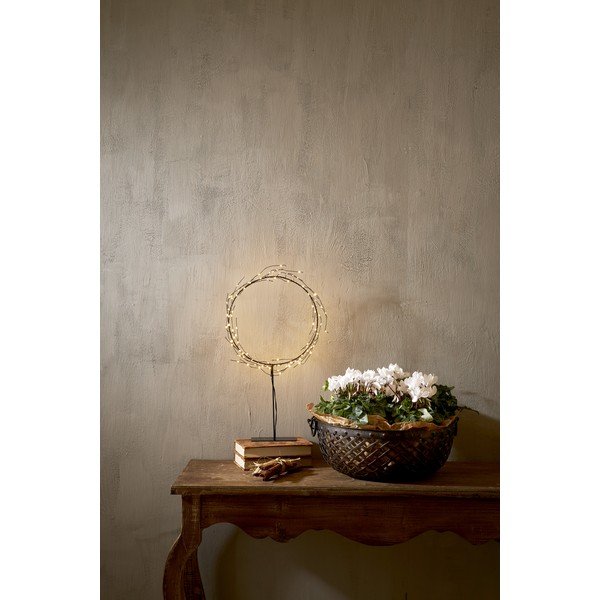 Decorațiune luminoasă neagră ø 24 cm  de  Crăciun Nike – Star Trading-image-2