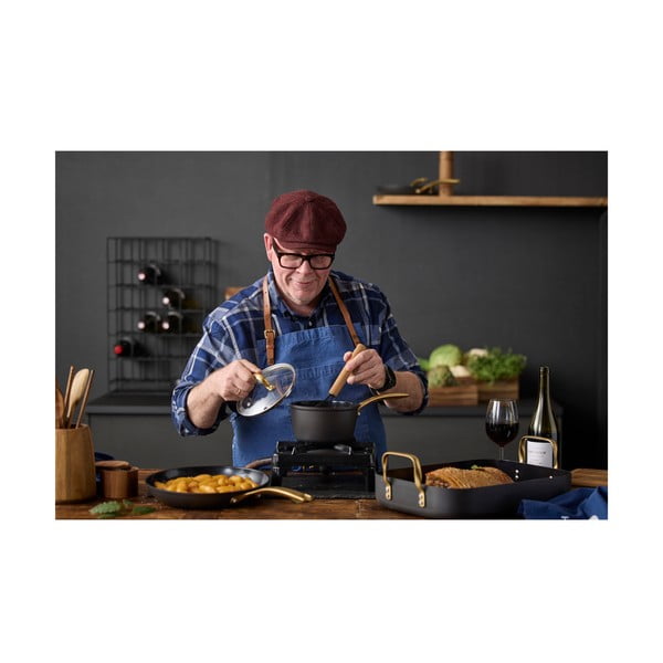 Tigaie cu suprafață antiaderentă din aluminiu ø 28 cm – Holm-image-4