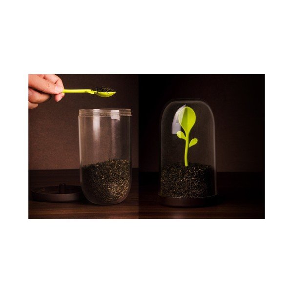 Recipient cu lingură Qualy&CO Sprout Jar-image-1