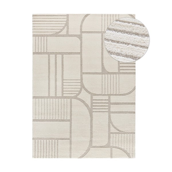 Covor crem 80x150 cm Snowy – Universal