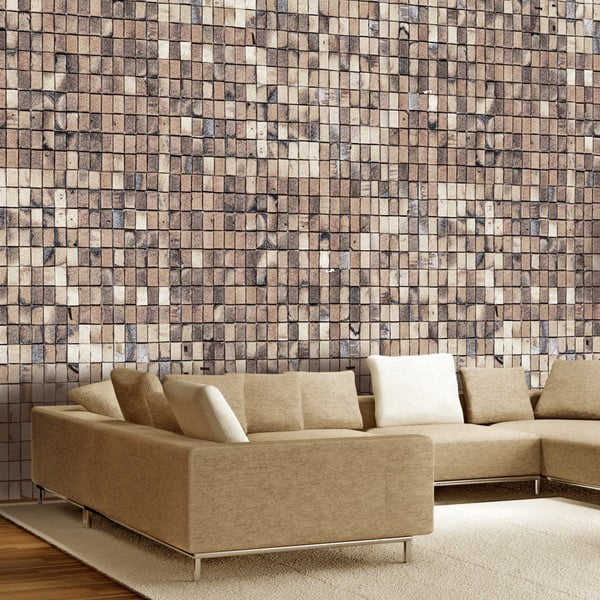 Tapet format mare Artgeist Brick Mosaic, 245 x 350 cm