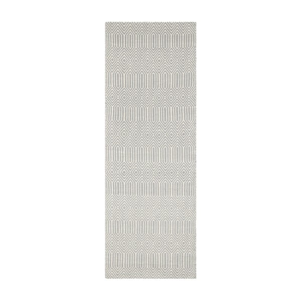 Covor tip traversă din lână gri deschis 66x200 cm Sloan – Asiatic Carpets