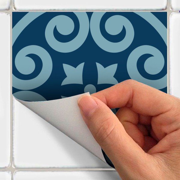 Set 60 autocolante de perete Ambiance Tiles Azulejos Caralinera, 15 x 15 cm-image-3