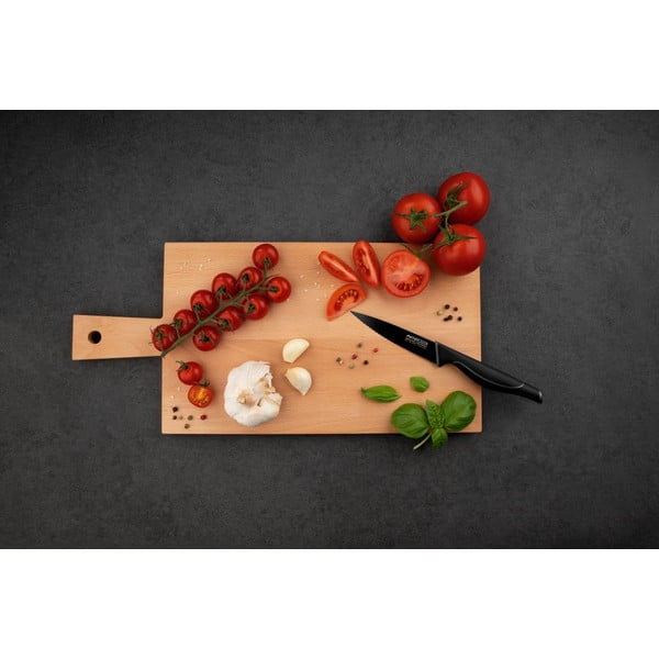 Cuțit zimțat din oțel inoxidabil Nirosta Wave, negru-image-1