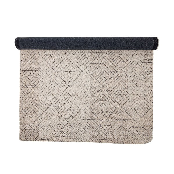 Covor crem din amestec de bumbac 150x210 cm Saxo – Bloomingville-image-3