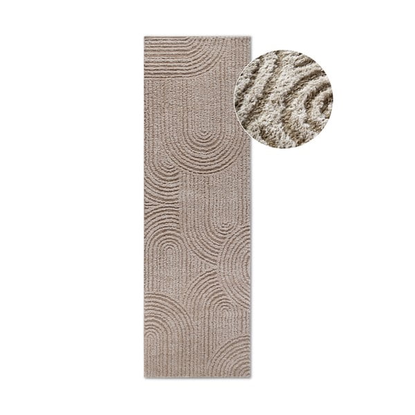 Covor tip traversă bej 80x240 cm Chappe Beige – Elle Decoration