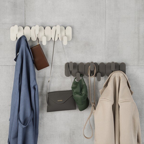 Cuier de perete bej din oțel 16 cm Tempo – Umbra-image-1