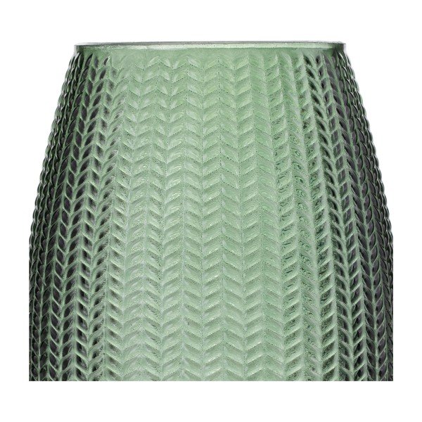 Vază verde din sticlă (înălțime 24 cm) Sevilla – Restilo-image-2