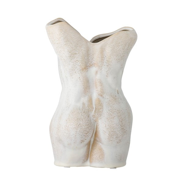 Vază crem din gresie Athena – Bloomingville-image-3