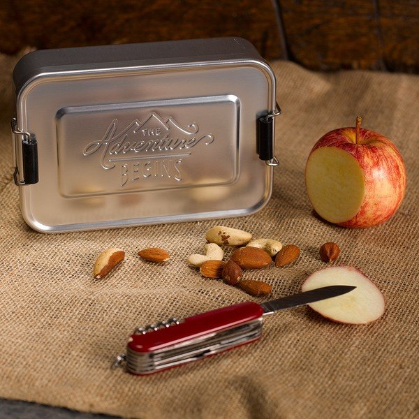 Cutie pentru gustare Gentlemen's Hardware Silver Tin-image-1