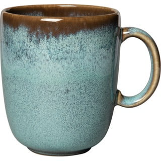 Cană din gresie ceramică Villeroy & Boch Like Lave, 400 ml, turcoaz - maro