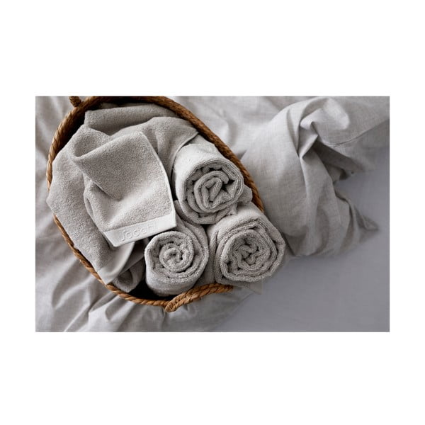 Prosop gri deschis din bumbac din frotir 30x30 cm Comfort – Södahl-image-2