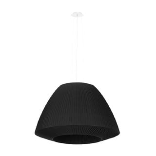 Lustră neagră cu abajur din sticlă ø 60 cm Soprano - Nice Lamps