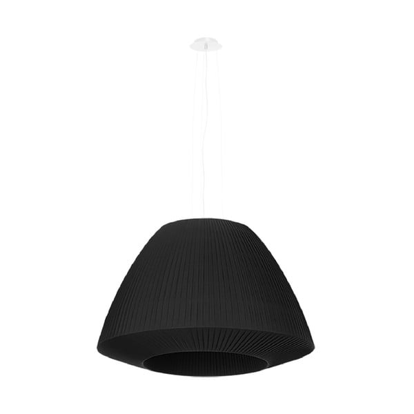 Lustră neagră cu abajur din sticlă ø 60 cm Soprano - Nice Lamps
