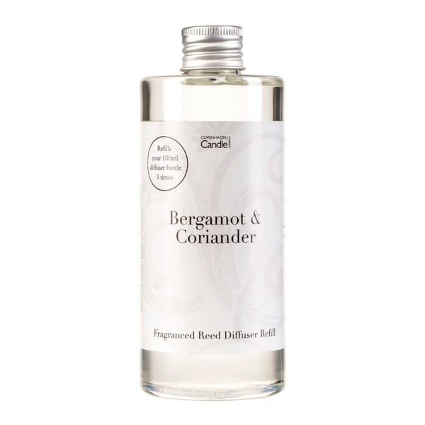 Rezervă difuzor parfum Copenhagen Candles Bergamot & Coriander Home Collection, 300 ml