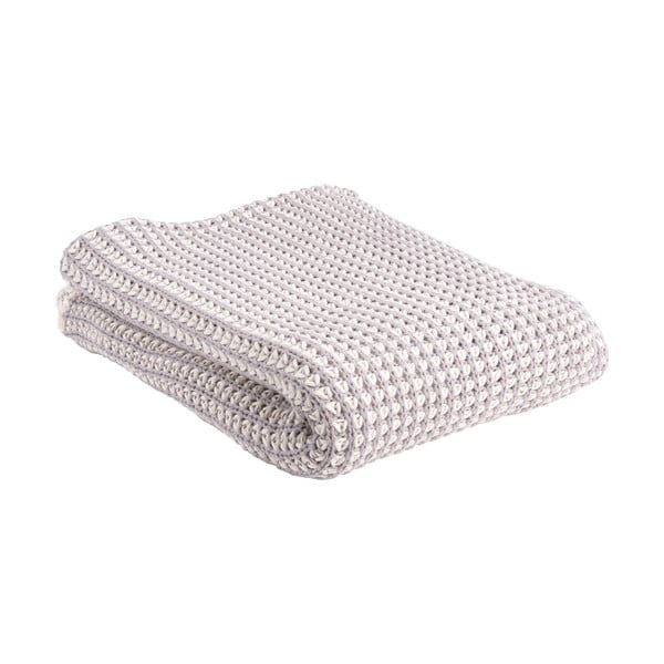 Pătură din bumbac tricotată 130x170 cm Topaz   – PT LIVING