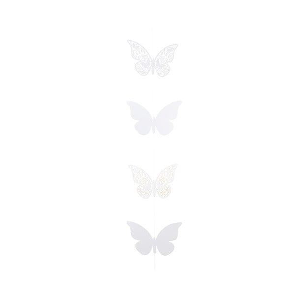 Ghirlandă din hârtie Butterfly, 2 m