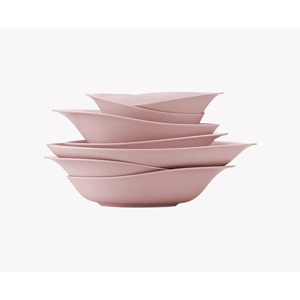 Set veselă 24 piese din porțelan Kütahya Porselen Rose, roz-image-1