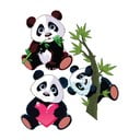Set 3 autocolante de perete Ambiance Panda