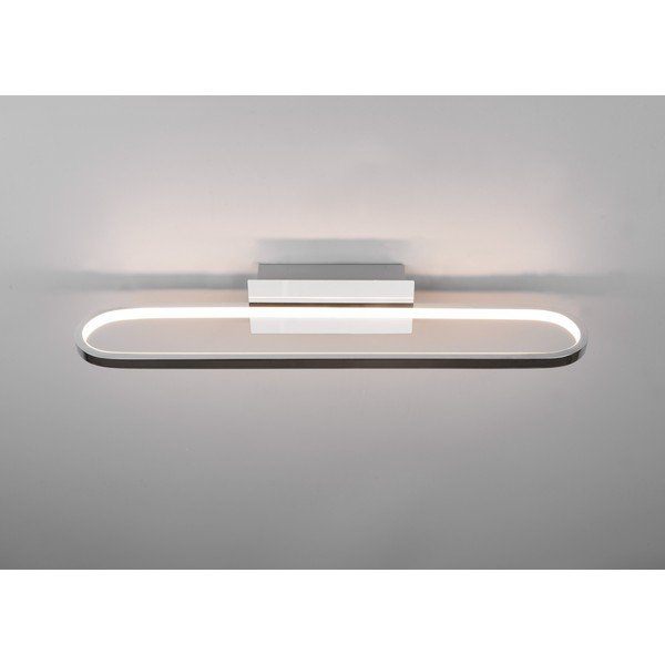 Aplică de perete argintiu-lucios LED (lungime 60 cm) Gianni – Trio-image-1