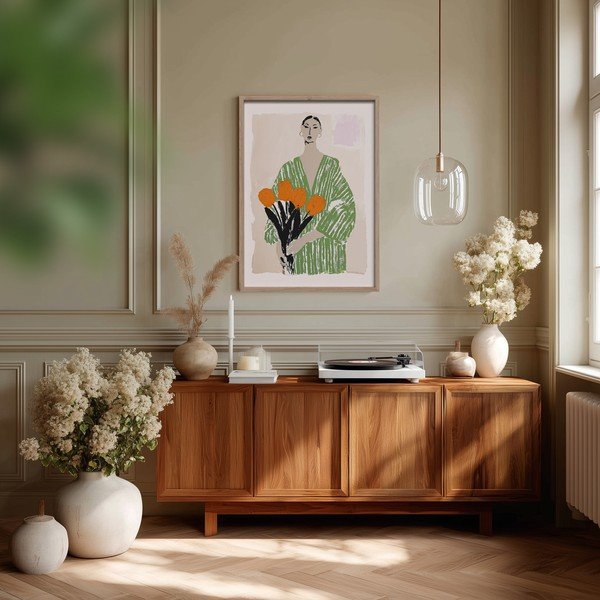 Tablou cu ramă imprimat 50x70 cm Stella – Styler-image-2