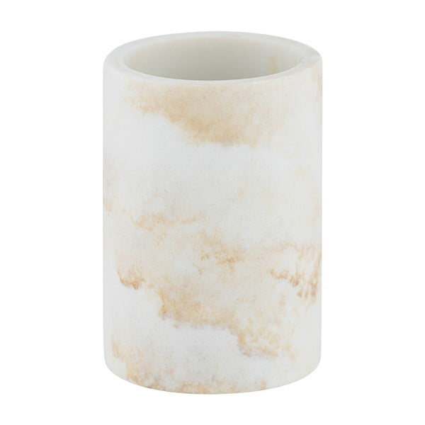 Pahar pentru periuțe de dinți din polirășină albă Odos - Wenko-image-3