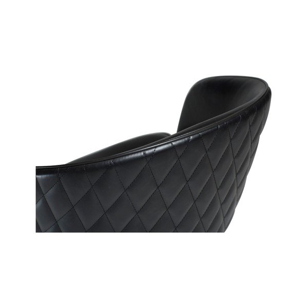 Scaun din piele artificială DAN-FORM Denmark Dual, negru-image-4