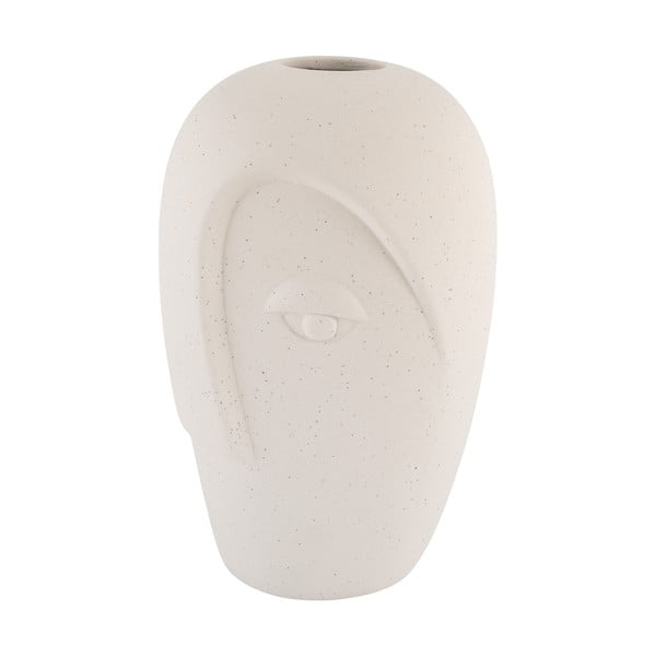 Vază crem din ceramică (înălțime 19,5 cm) Face – House Nordic-image-4