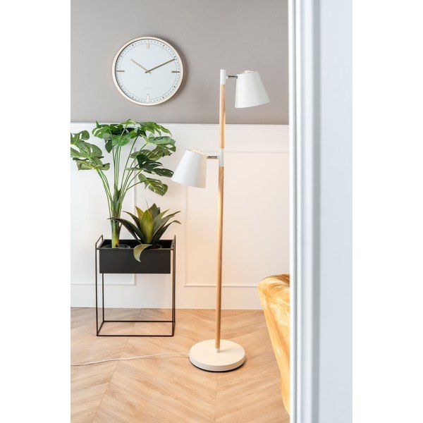 Ceas de perete Karlsson Dots, ø 42 cm, alb-image-1