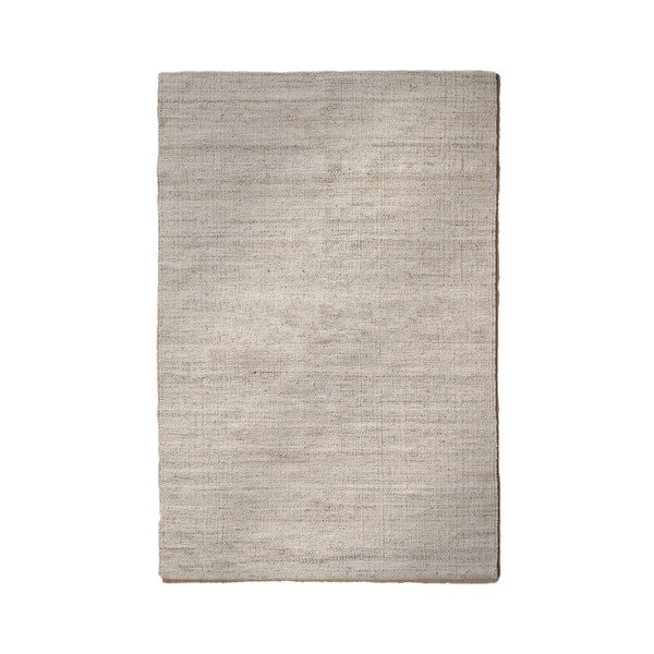 Covor gri reversibil din amestesc de lână 160x230 cm – Ixia