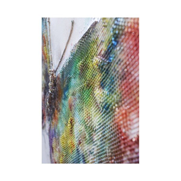 Tablou artizanal Vivorum Butterfly 80 x 80 cm-image-4
