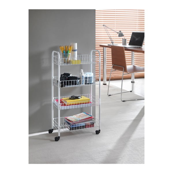 Raft mobil din metal alb 41x84 cm Pisa - Metaltex-image-4