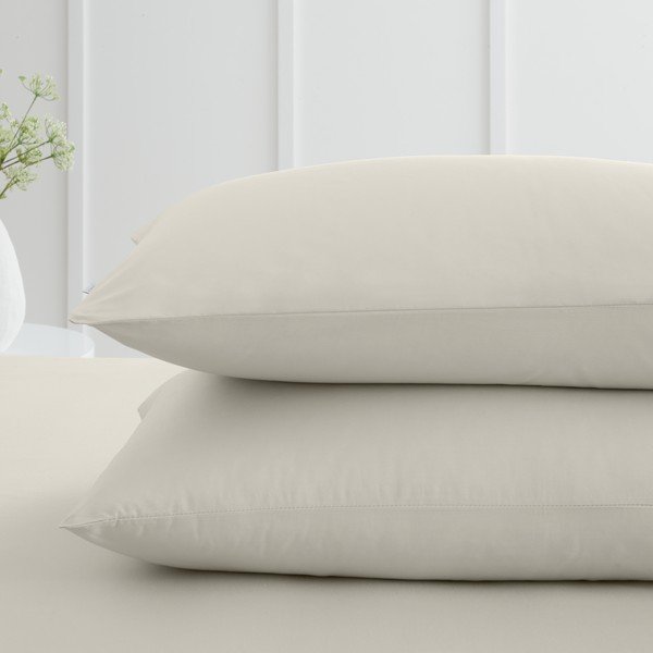 Fețe de pernă 2 buc. din bumbac percal 50x75 cm Cotton Percale – Bianca-image-1