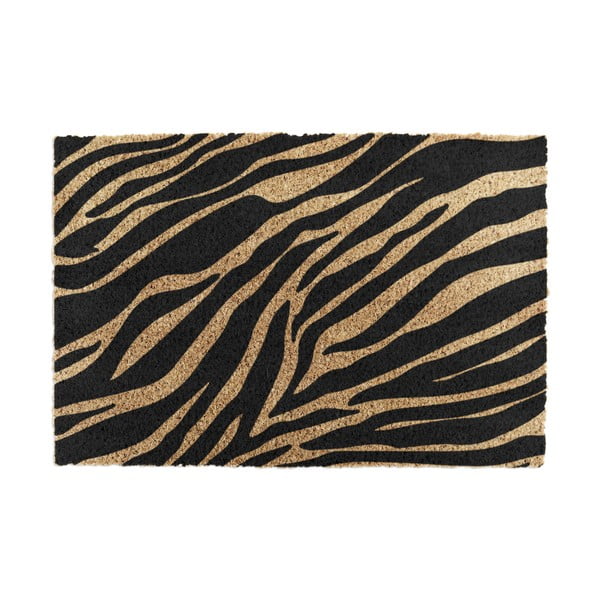 Covoraș de intrare din fibre de nucă de cocos 40x60 cm Zebra – Artsy Doormats