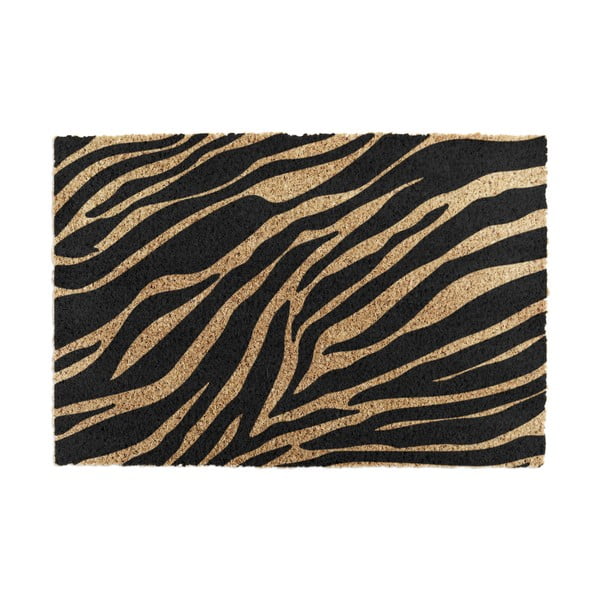 Covoraș de intrare din fibre de nucă de cocos 40x60 cm Zebra – Artsy Doormats