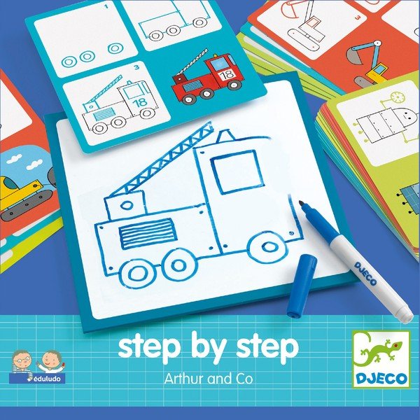 Set creativ Djeco Step By Step Artur-image-1