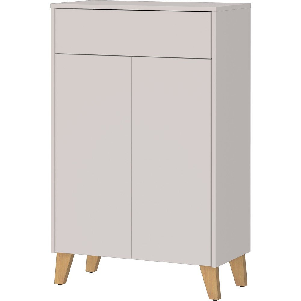 Dulap de baie crem înalt cu aspect mat 63x101 cm Arnea – Germania