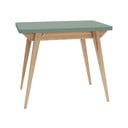 Masă de dining extensibilă cu blat verde 65x90 cm Envelope – Ragaba