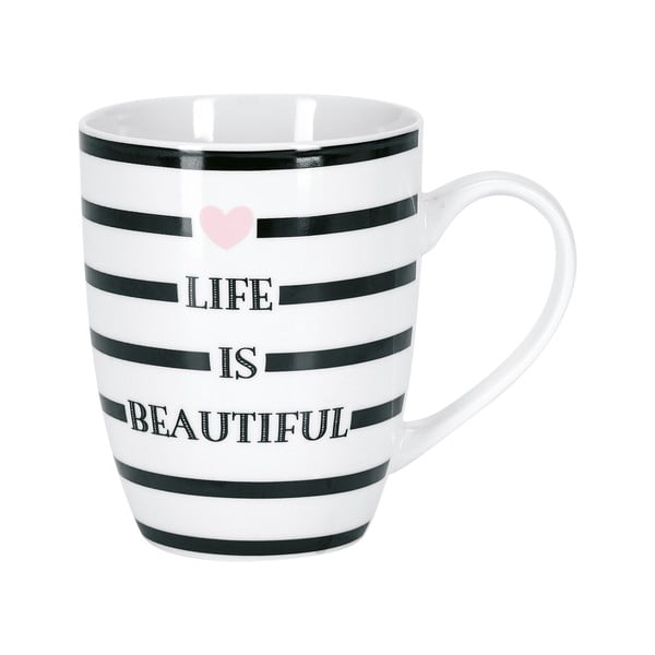 Cană din ceramică Miss Étoile Life Is Beautiful