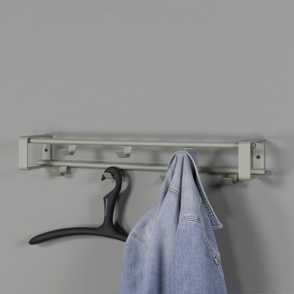 Cuier de perete verde prăfuit din metal 60 cm Rex – Spinder Design-image-1